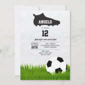 Voetbal Sportbal Kinderen Verjaardag Kaart (Voorkant)