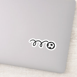 Voetbal sporten vinyl sticker