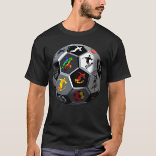 Voetbal Sporten Voetbal Bal Futbol shirt retro cad