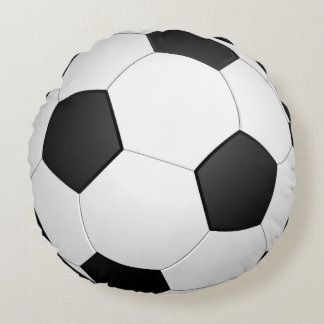 Voetbal sportief rond kussen