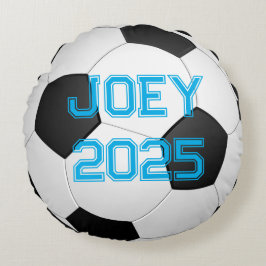 Voetbal sportief rond kussen