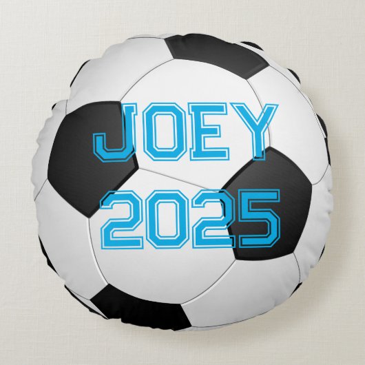 Voetbal sportief rond kussen (Voorkant)