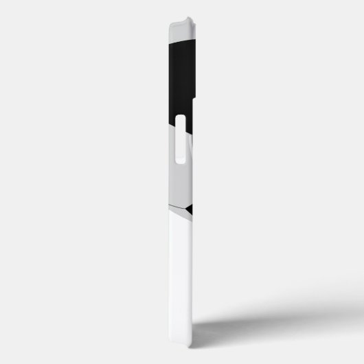 Voetbal Sportmonogram Player Nummer Kinder Case-Mate iPhone Case (Achterkant / Rechts)