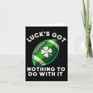 Voetbal St Patrick's Day Jongens Mannen St Paddys Kaart