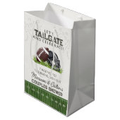 Voetbal staarthek & vier couples shower favor medium cadeauzakje (Voorkant Gekanteld)