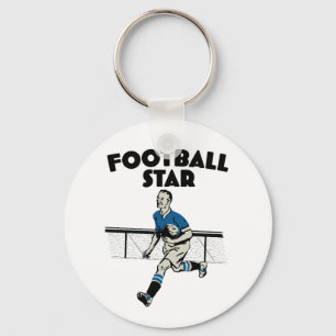 Voetbal Ster Sleutelhanger