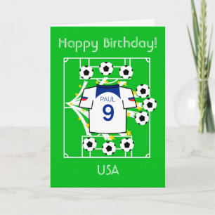 Voetbal Ster USA Kaart