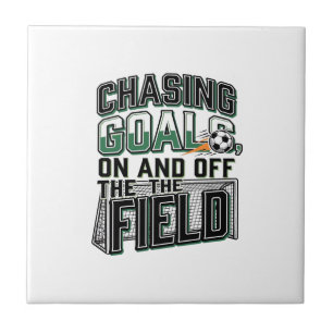 Voetbal T-Shirt Ontwerp Oud_1 Tegeltje