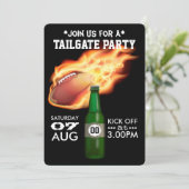 Voetbal Tailgate Feest Kaart (Staand voorkant)