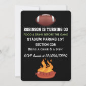 Voetbal Tailgate Feest Kaart (Achterkant)