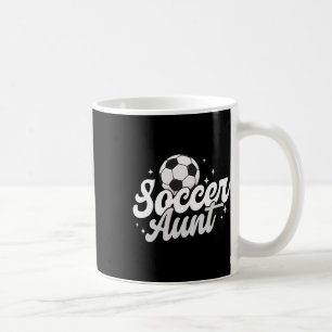 Voetbal tante Trotse tante van een voetballer tant Koffiemok