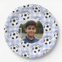 Voetbal Tartan Kinderen Verjaardagsfeestje