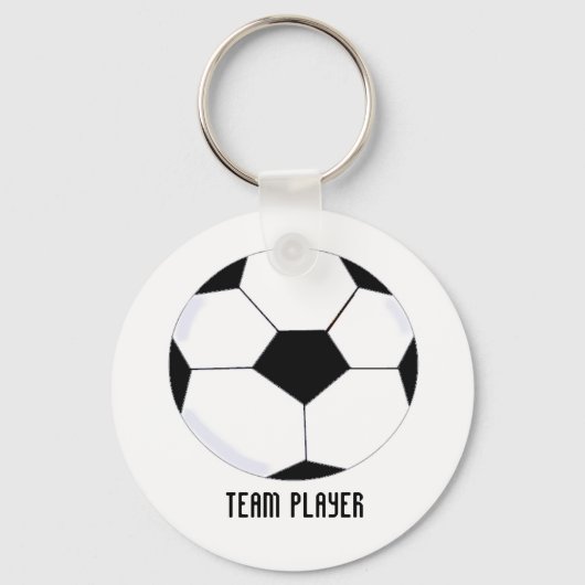 Voetbal - Team Player Sleutelhanger (Voorkant)