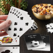 Voetbal thema Gepersonaliseerde speelkaarten (Insitu)