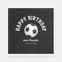 Voetbal Thema Verjaardagsfeest Servetten Tafelgere