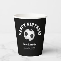 Voetbal Thema Verjaardagsfeestje Bekers Tafelgerei