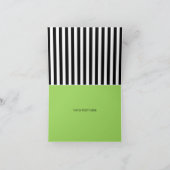 Voetbal Theme Party Bedankt Card (Binnen)