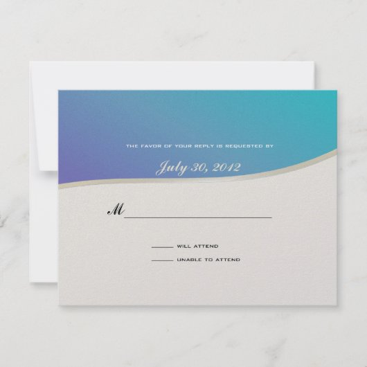 Voetbal Theme Response Kaart (Voorkant)