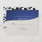 Voetbal Theme Response Kaart (Voorkant / Achterkant)