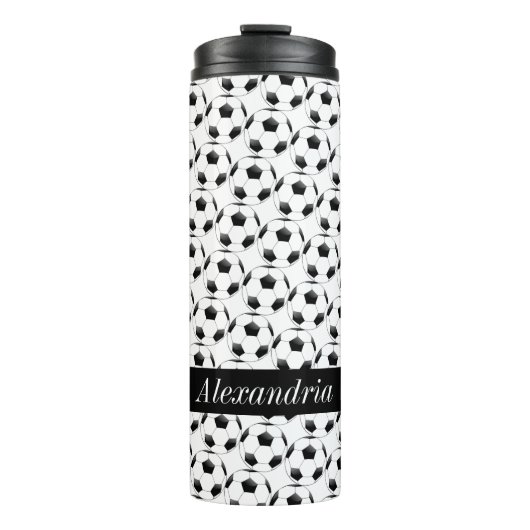 Voetbal Thermosbeker (Voorkant)