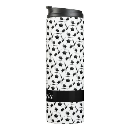 Voetbal Thermosbeker (Geroteerd rechts)