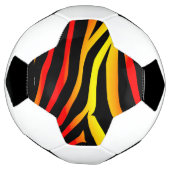 Voetbal tijger Stripes Animal Print Pattern (Gedraaid)