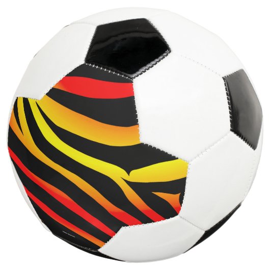 Voetbal tijger Stripes Animal Print Pattern (Drie kwart)
