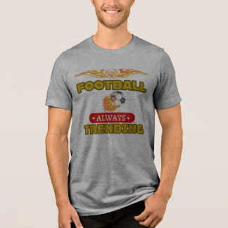 Voetbal trending game sportliefhebber unieke T-shi Tri-Blend Shirt