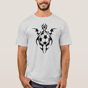 voetbal. tribale. t-shirt