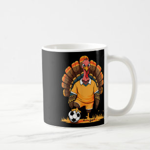 Voetbal Turkije Pelgrim Thanksgiving Pompoen Kinde Koffiemok
