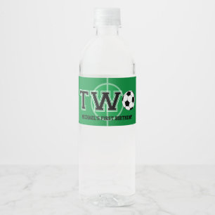 Voetbal Tweede Vogeldag Waterfles Etiket