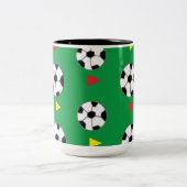 Voetbal Tweekleurige Koffiemok (Center)