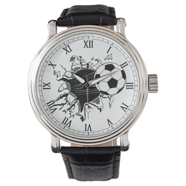 Voetbal uit horloge (Voorkant)