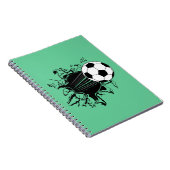 voetbal uit notitieboek (Rechterzijde)