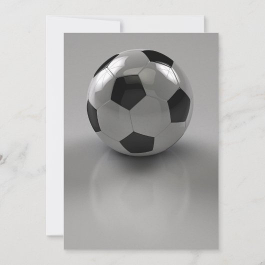 voetbal Uitnodiging (Voorkant)