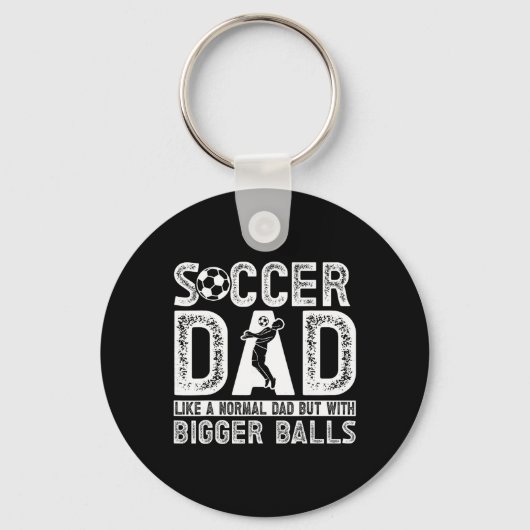 Voetbal vader _11  sleutelhanger (Voorkant)