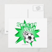 Voetbal Vader Briefkaart (Voorkant / Achterkant)