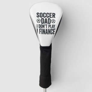 Voetbal vader ik speel niet ik financier vintage T Golfheadcover
