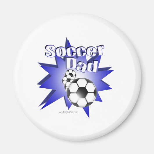 Voetbal vader magneet (Voorkant)