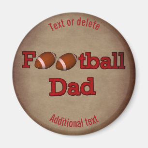 Voetbal Vader Schattig Gepersonaliseerd Magneet