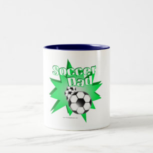 Voetbal Vader Tweekleurige Koffiemok