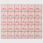 Voetbal Vakantie Cadeaupapier (Vlak)