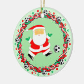 Voetbal Vakantie Gift Keramisch Ornament (Links)