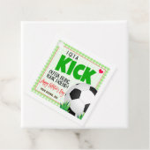 Voetbal Valentijn Gift Label (In situ)