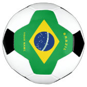 Voetbal van de Braziliaanse vlag (Gedraaid)