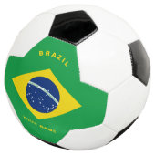 Voetbal van de Braziliaanse vlag (Drie kwart)