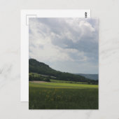 Voetbal van de Zuid-Downs Ridpool Briefkaart (Voorkant / Achterkant)