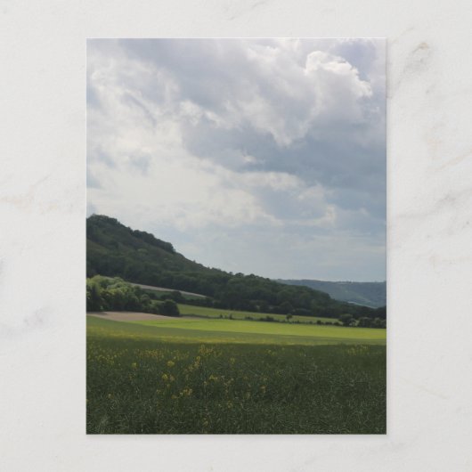 Voetbal van de Zuid-Downs Ridpool Briefkaart (Voorkant)