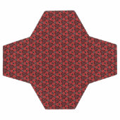 Voetbal van rode en zwarte Floral Show (Enkel)