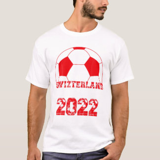 Voetbal van Zwitserland Vlag 2022 - Zwitsers Footb T-shirt